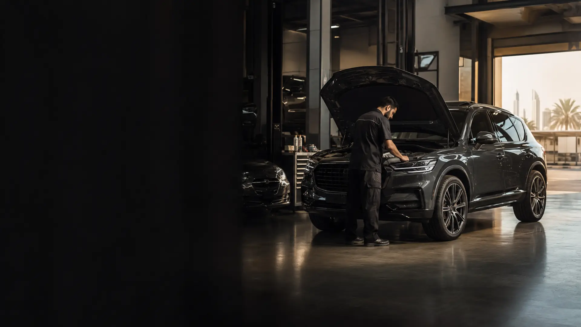 SNS multi-brand car garage and auto workshop in Dubai